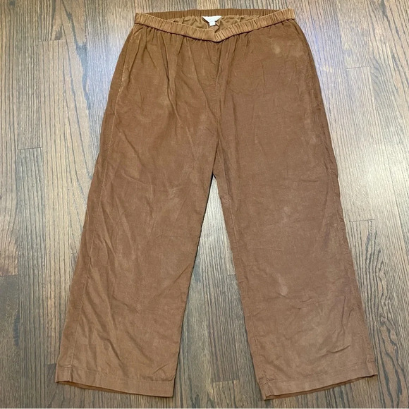 Voloshin Wren Corduroy Cropped Pants Trousers in Camel size Large - Picture 5 of 8